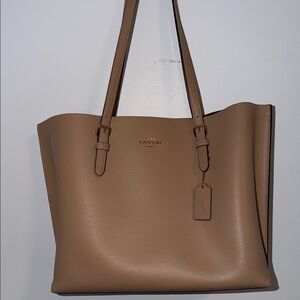 Coach Brown Leather Tote Bag